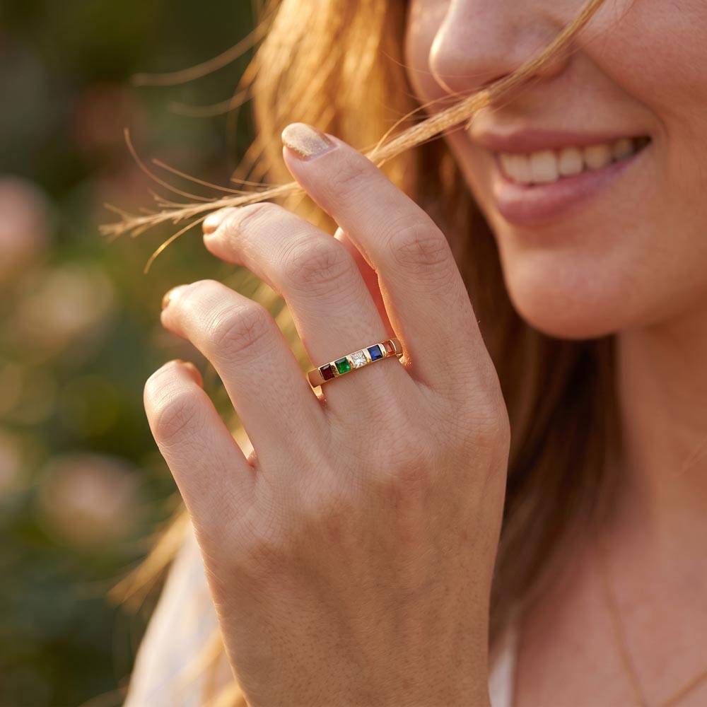 *NEW* Women's Stackable Birthstone Ring