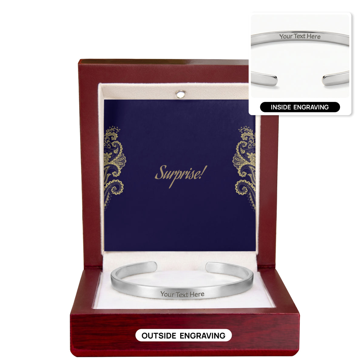 *NEW* Engraved Cuff Bracelet