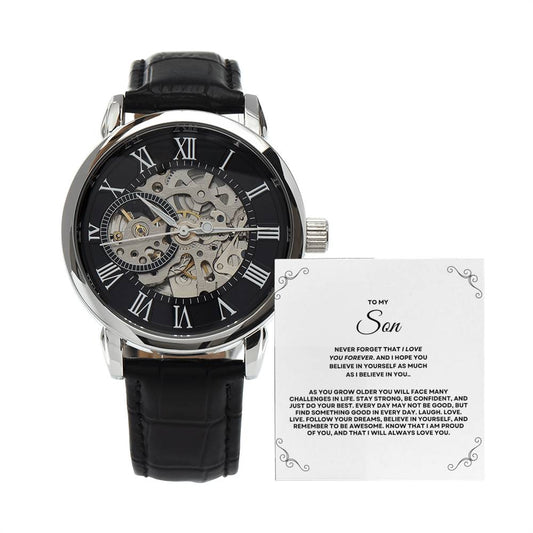 To My Son - Openwork Watch