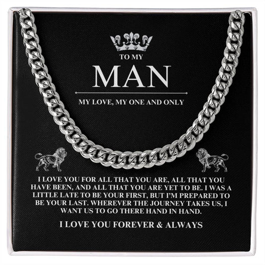 To My Man - Cuban Link Chain