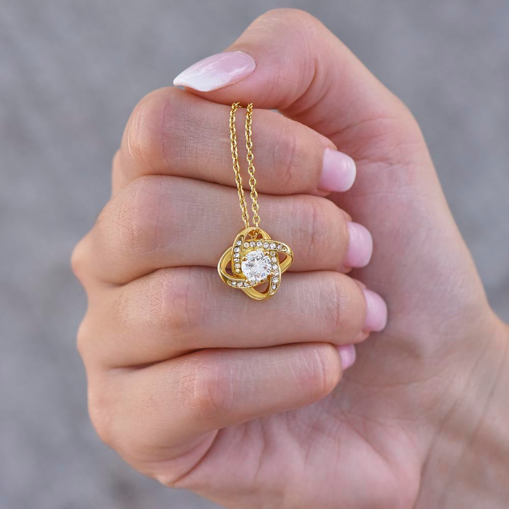 To My Amazing & Beautiful Mom - Love Knot Necklace
