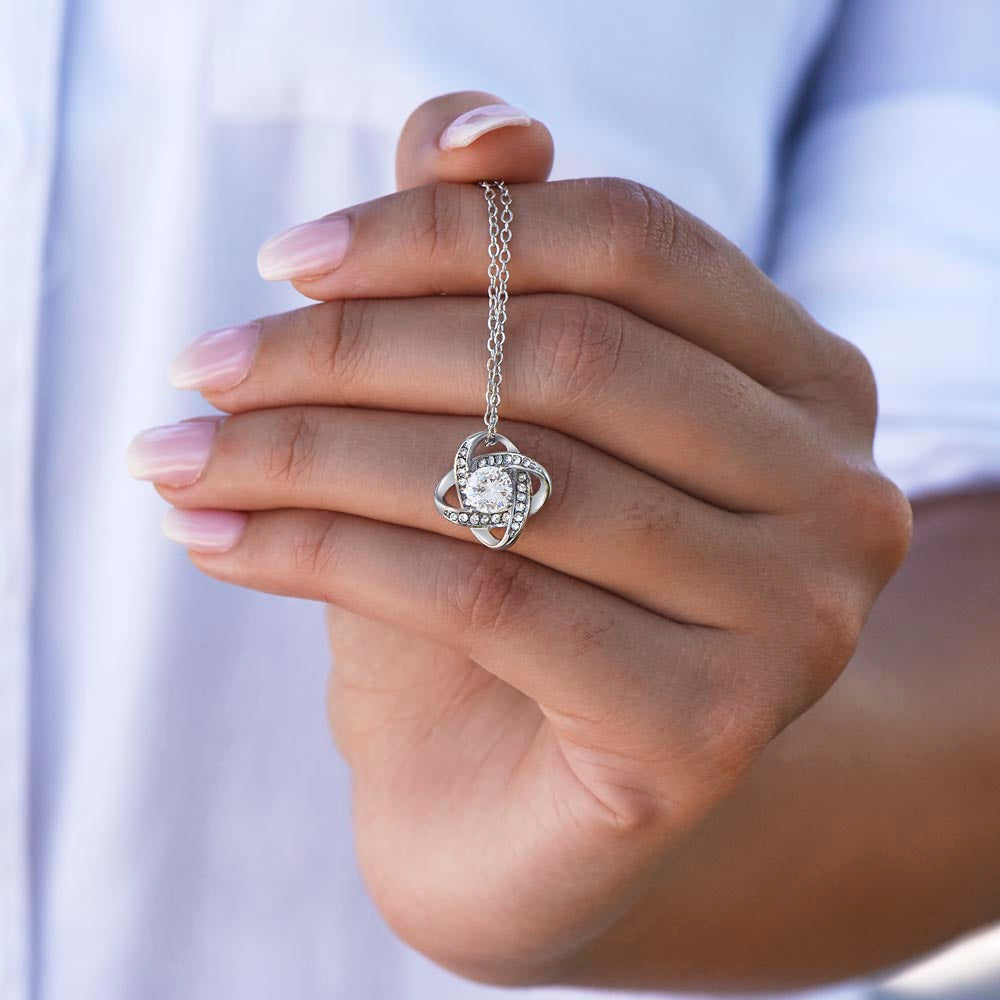 To My Amazing & Beautiful Mom - Love Knot Necklace