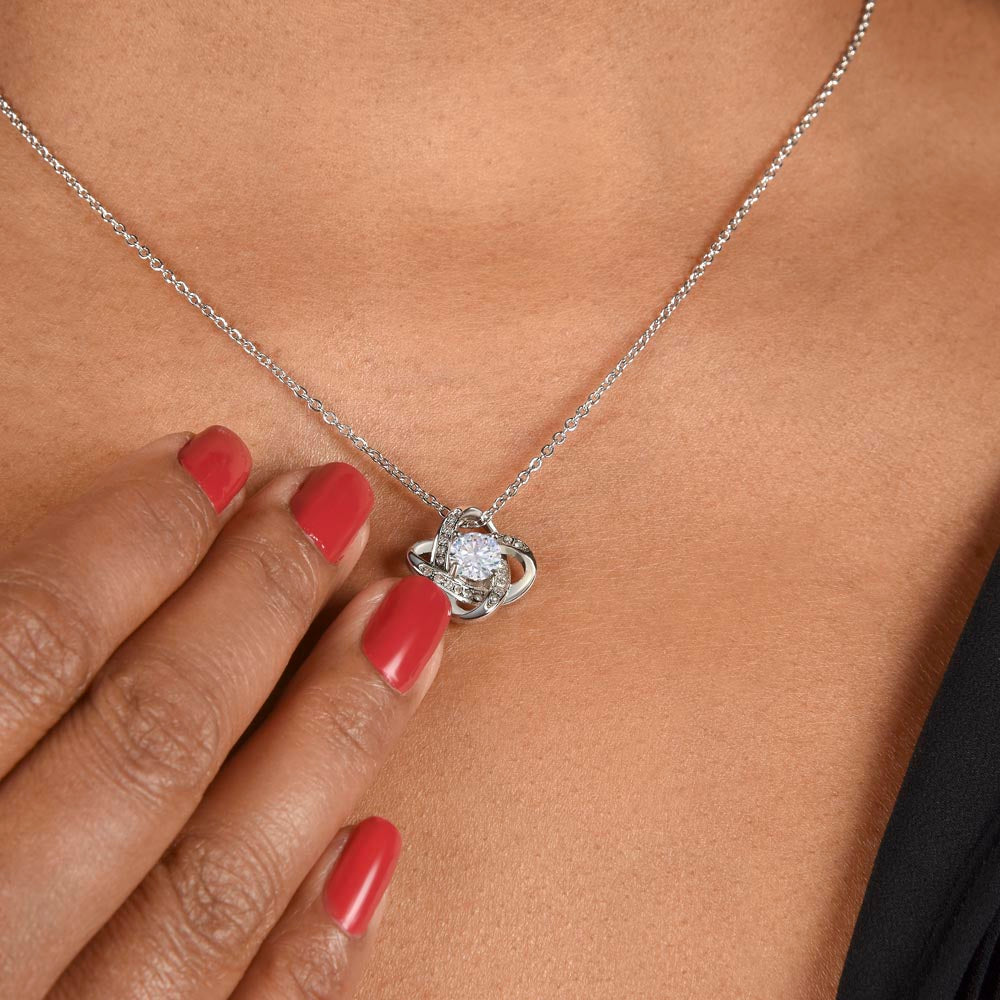 To My Amazing & Beautiful Mom - Love Knot Necklace