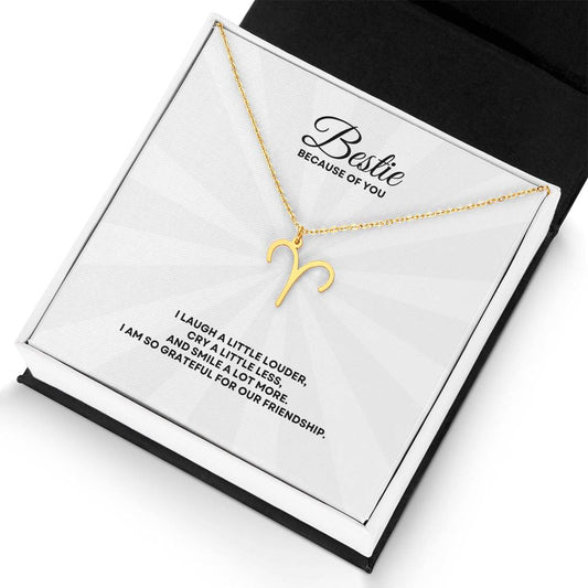 Bestie - Zodiac Symbol Necklace